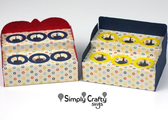 Glitter Glue Holder SVG: 3D School Organizer