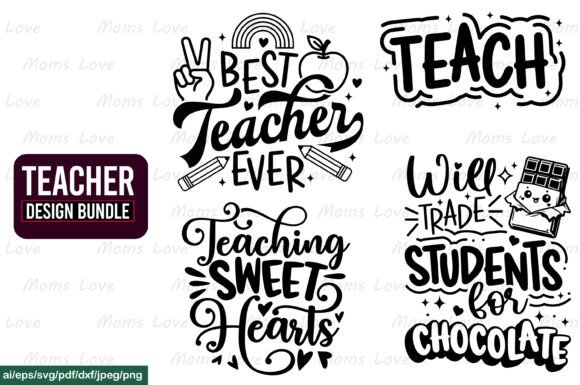 Teacher Valentine SVG PNG: Graphics for Crafts & Heartfelt Branding